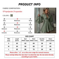 Oymimi Elegant Green Satin Mini Dress – Chic & Sophisticated 8